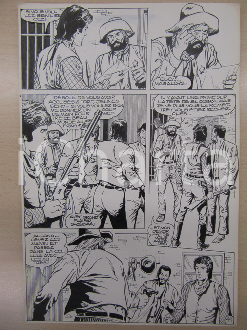 1990 BD WESTERN FRANCE BILLY BOYD N° 2 El Cobra! tav.44 Original BERNASCONI LUBE 1990 BD WESTERN FRANCE BILLY BOYD N° 2 El Cobra! tav.44 Original BERNASCONI LUBE